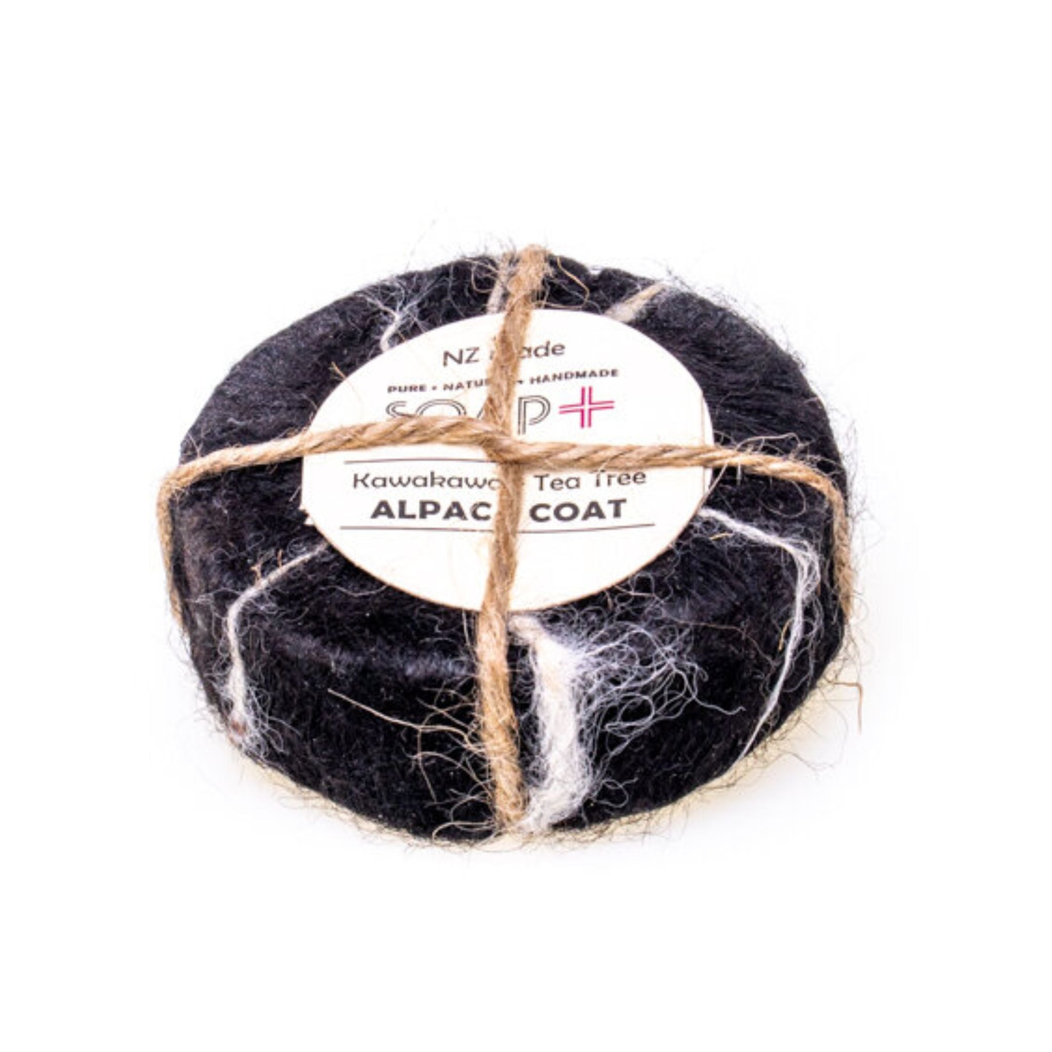 Kopakopa + Clary Sage Alpaca Coat Felted Soap on a white background