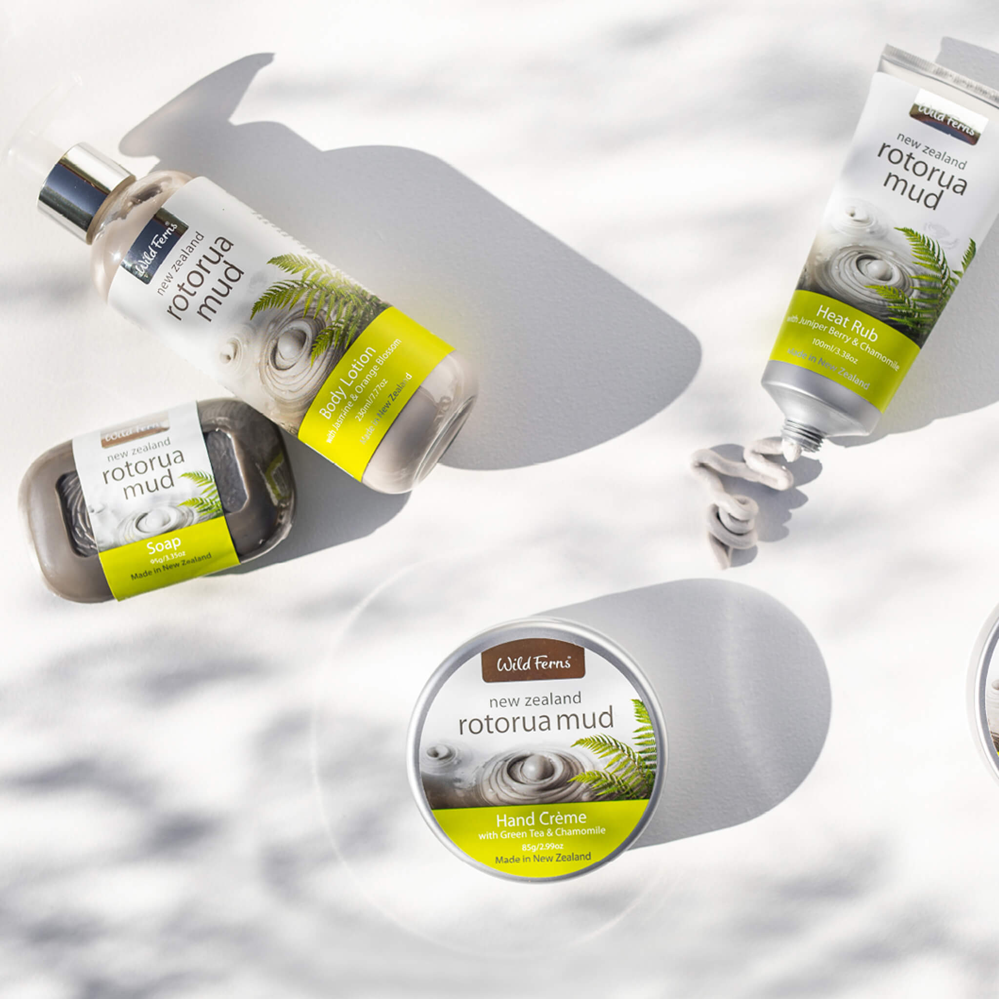 ロトルア温泉泥 ヒートラブ (ジュニパーベリー&カモミール入り)