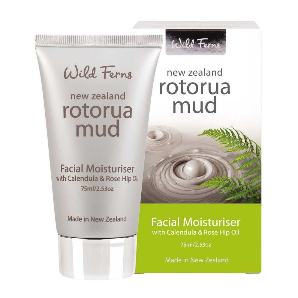Wild Ferns Rotorua Mud Facial Moisturiser With Calendula & Rose Hip Oil