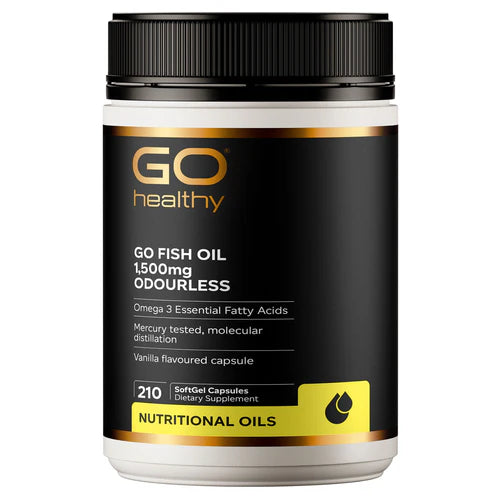 Go フィッシュオイル 1.500mg 無臭　210ソフトジェルカプセル
