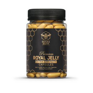 マヌカサウス(Manuka South) プレミアム ロイヤルゼリー 1000mg 320カプセル| エクストラストレングス