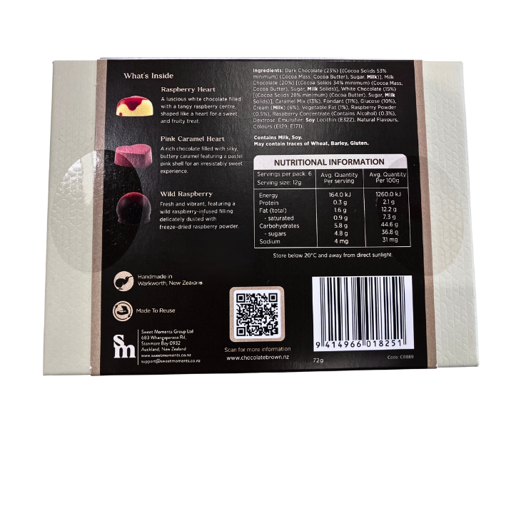 ウィズラブ箱入りチョコレート | 6 Pack