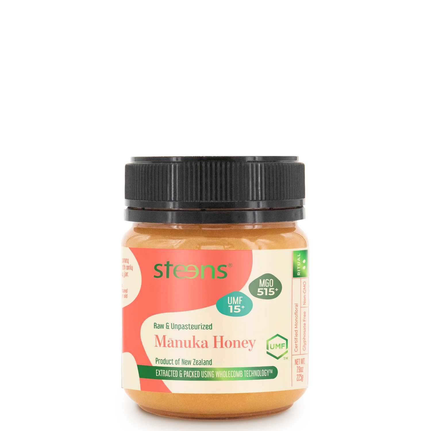 Steens Manuka Honey UMF15+ 225g jar