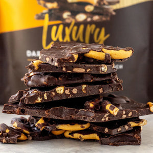プレッツェル & チョコレートクランチバーク
