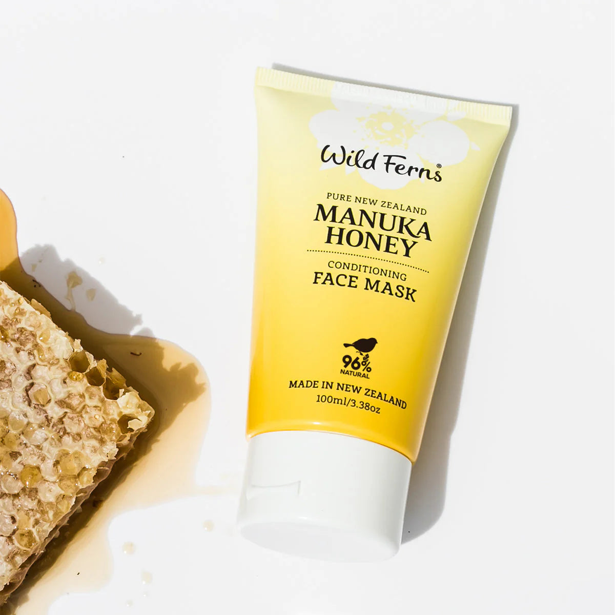 Manuka Honey Conditioning Face Mask by Wild Ferns on a white background