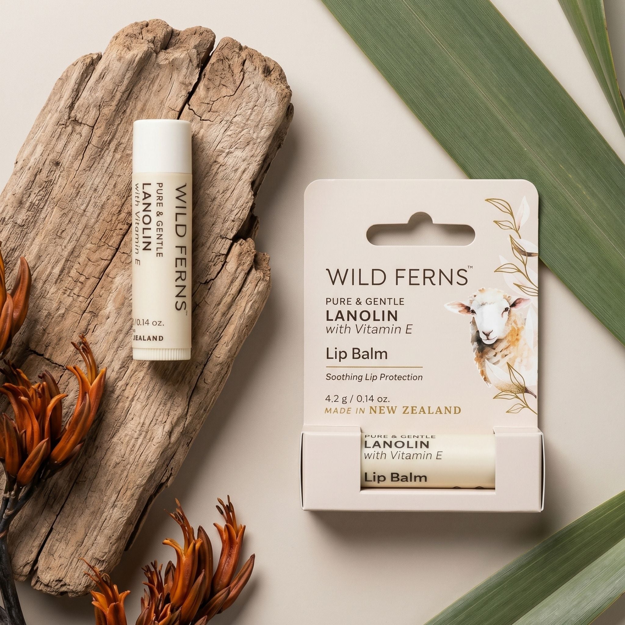 Wild Ferns | ラノリン リップバーム リップクリーム | 日本へ発送