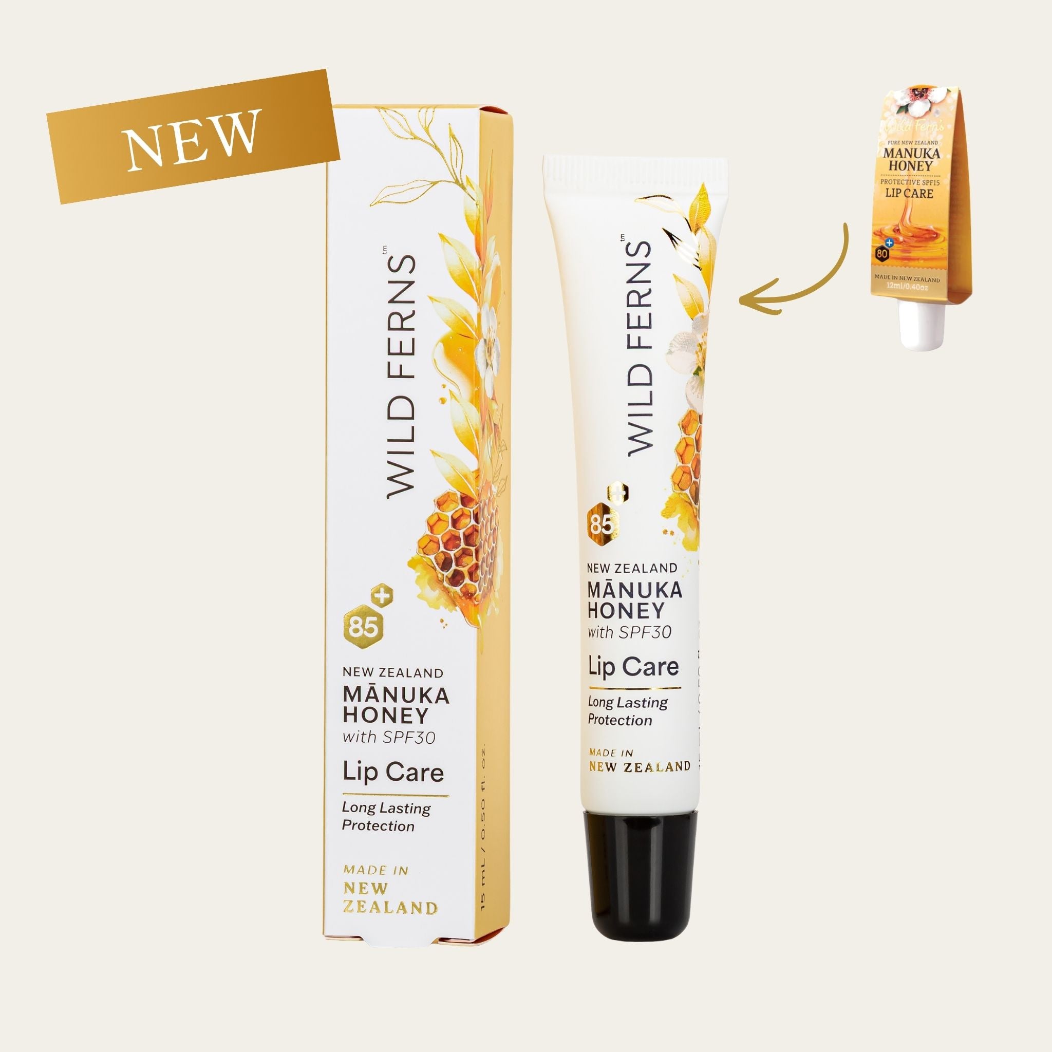 マヌカハニー リップケア SPF30 UVカット