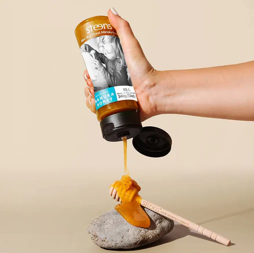 🎁 スティーンズ(Steens) マヌカハニーMGO 85 スクイーズボトル340ｇ (100% off)