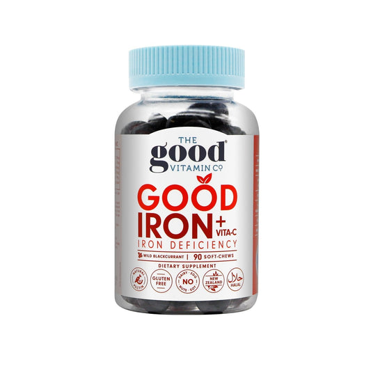 The Good Vitamin Co. Health - Women's Health Good Iron + Vitamin C Supplements 90 Soft-Chews