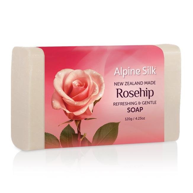 Alpine Silk Rosehip Refreshing & Gentle Soap 120g