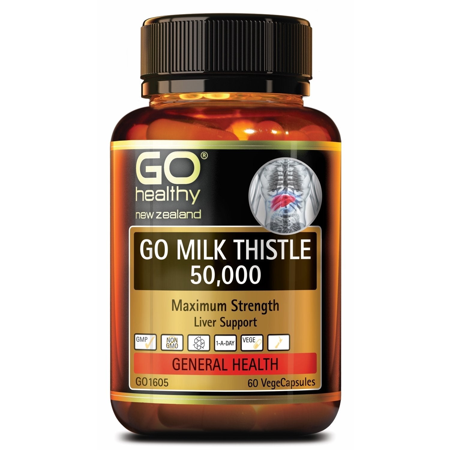 Go Healthy Health - General Health GOヘルシー(Go Healthy) ミルクシスル 50,000mg 60 カプセル