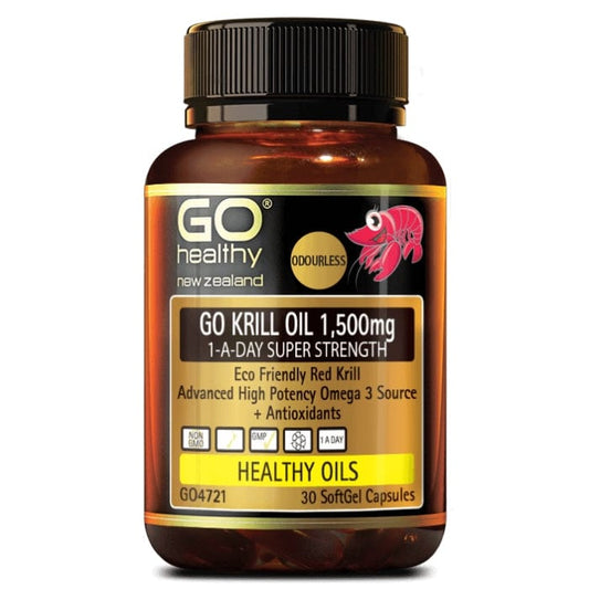 ゴーヘルシー (Go Healthy) Health - Nutritional Oils GOヘルシー (Go Healthy) クリルオイル 1,500mg 30カプセル