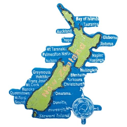 Magnet New Zealand Map&Cities