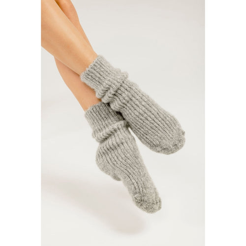 Kapeka Alpaca slipper socks - aotea nz