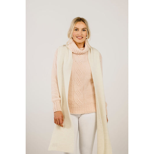 Classic alpaca & Merino scarf - Aotea NZ