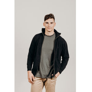 Men's Possum Merino jacket with pockets - Kapeka NZ