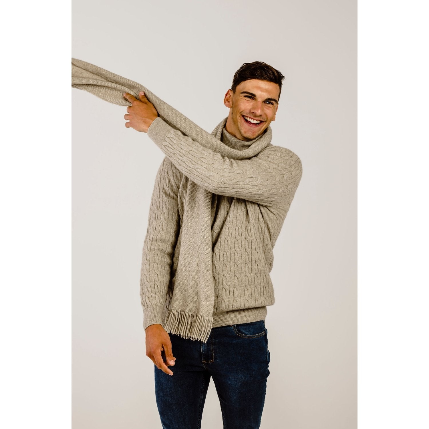 Turtle neck cashmere sweater Kapeka NZ