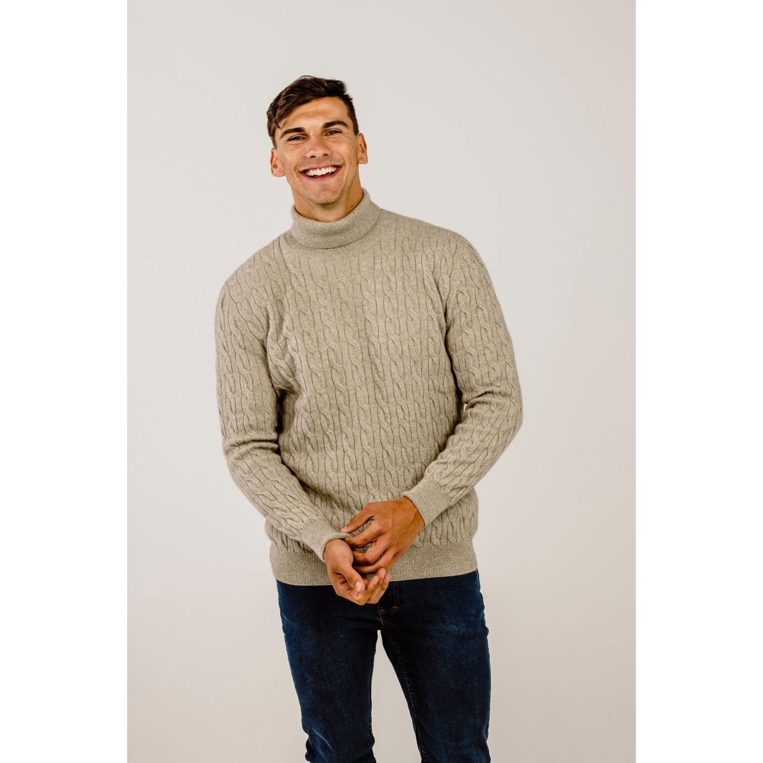 Turtle neck cashmere sweater Kapeka NZ