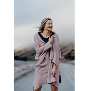 Women's Possum Merino wrap jacket - Kapeka NZ