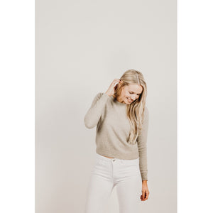 Kapeka Cropped cashmere sweater - Aotea NZ