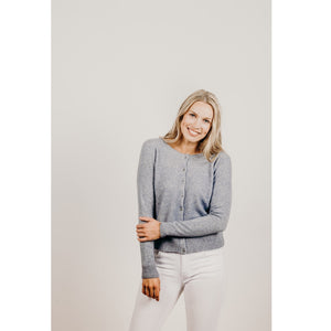 Cashmere button Cardigan - Aotea NZ