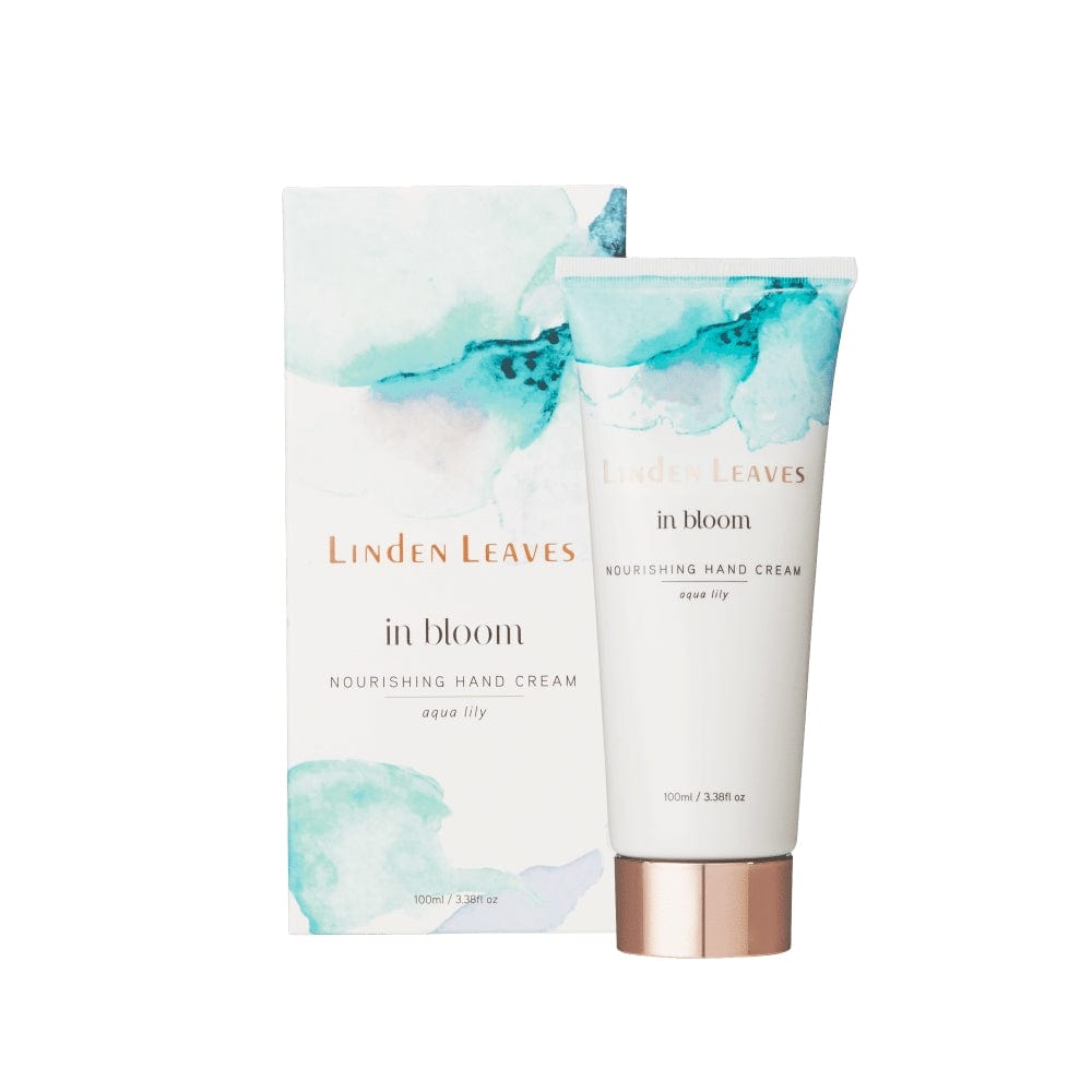 Linden Leaves In Bloom Hand Cream on a white background