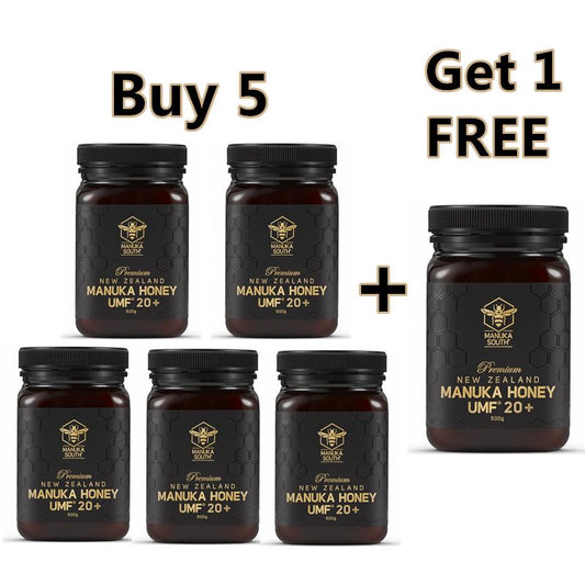 Manuka South UMF 20+ Premium New Zealand Manuka Honey 