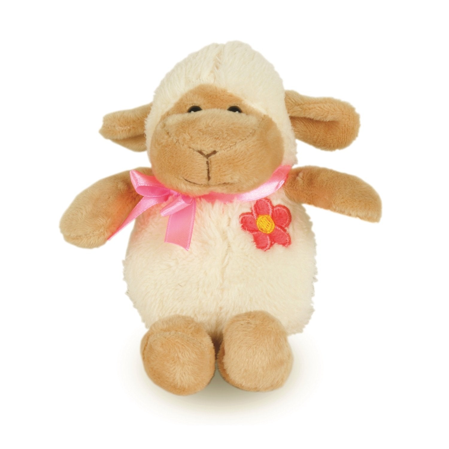 Pink Flower Sheep Soft Toy