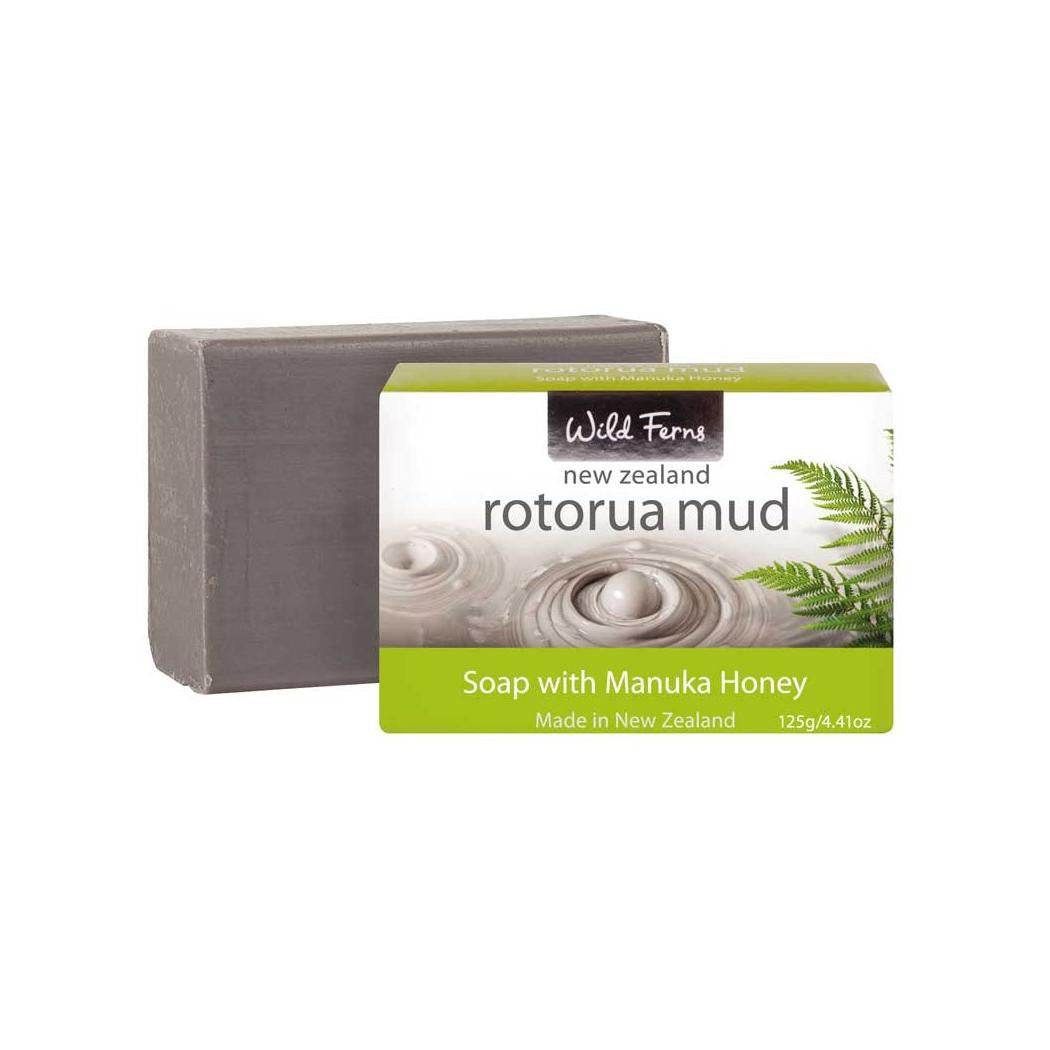 Wild Ferns Rotorua Mud Soap with Manuka Honey (125g)