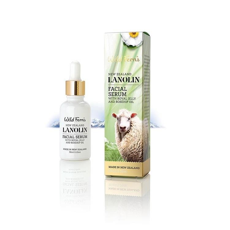 Wild Ferns - Lanolin Facial Serum with Royal Jelly and Rosehip Oil