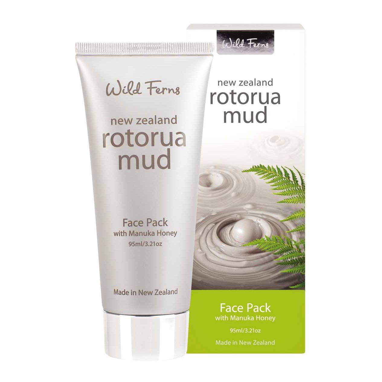 Wild Ferns Rotorua Mud Face Pack with Manuka Honey (95ml)