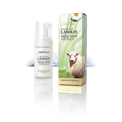 Wild Ferns Lanolin Facial Wash with Propolis and Sweet Orange 100ml