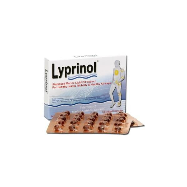 Lyprinol - health joints, mobility and airways - 50 caps