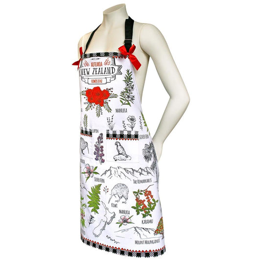 Apron Kitchen Style Flowers of New Zealand
