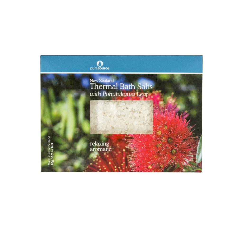 Puresource New Zealand Thermal Bath Salts with Pohutukawa 20g