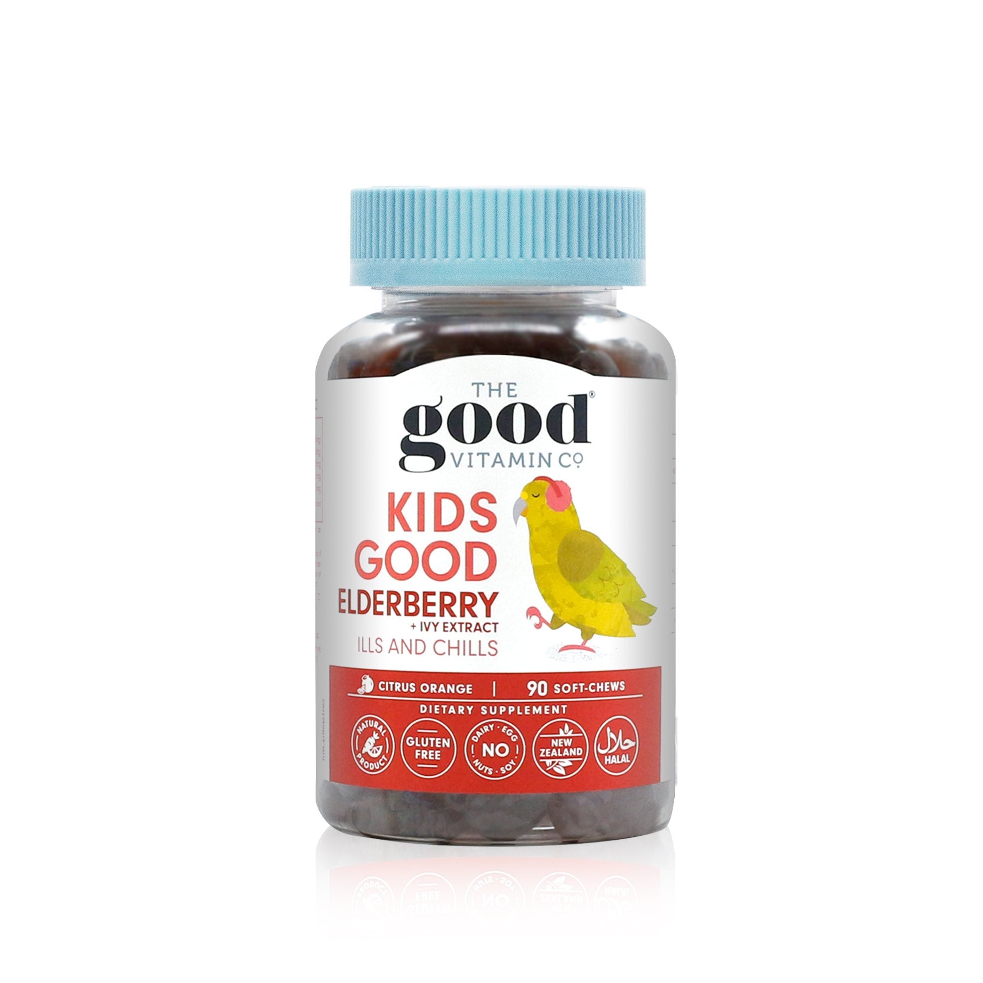 The Good Vitamin Co. Health - Children's Health Good Kids Elderberry Supplement + Vitamin C Immunity 90 Soft-Chews