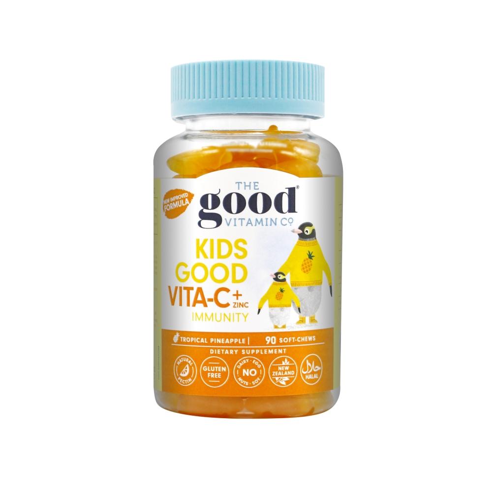 The Good Vitamin Co. Health - Children's Health Good Kids Vita-C Supplements + Zinc 90 Soft-Chews