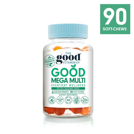 The Good Vitamin Co. Health - Immune Support Good Multi Vitamin Supplements 99.9% Sugar Free Everyday Wellness 90 Soft-Chews