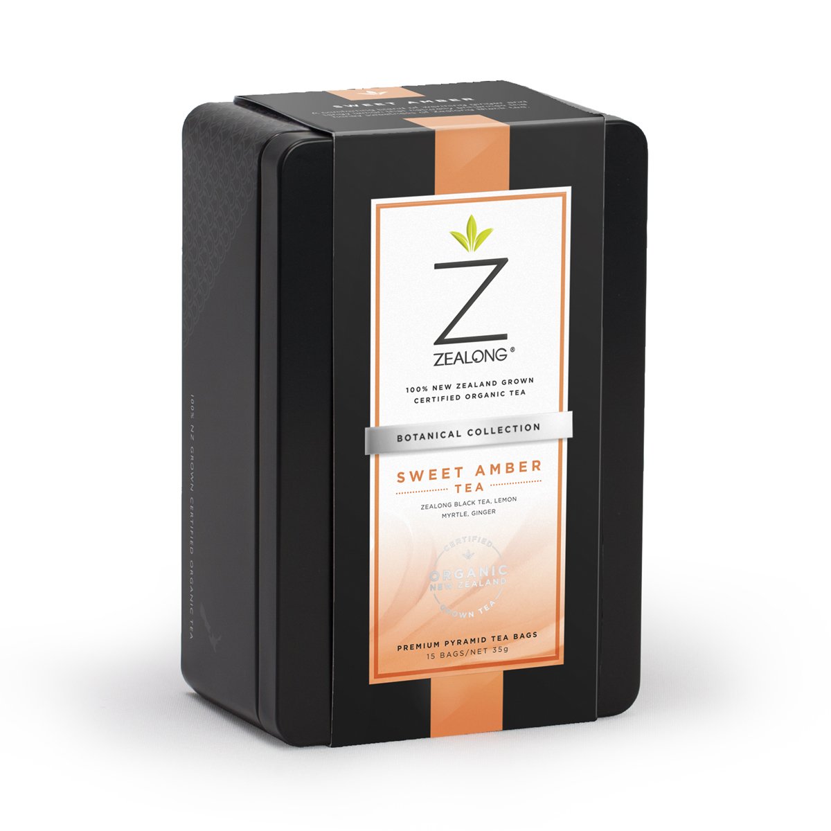 Zealong Botanicals Sweet Amber Blend Tin 35g / 15 Tea Bags