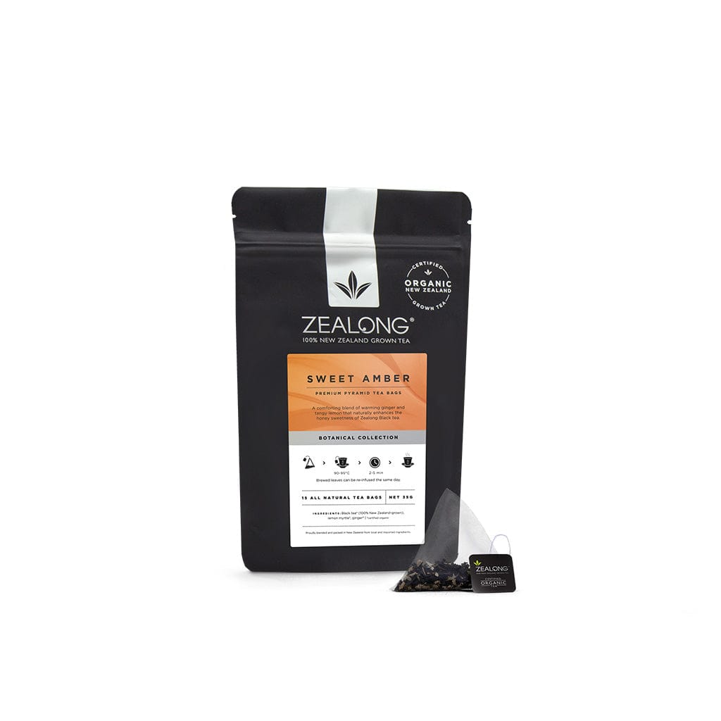 ジーロンティー (Zealong Tea) Honey & Food - NZ Tea, Salt & Oil Zealong Tea Sweet Amber Tea - 15 tea bags